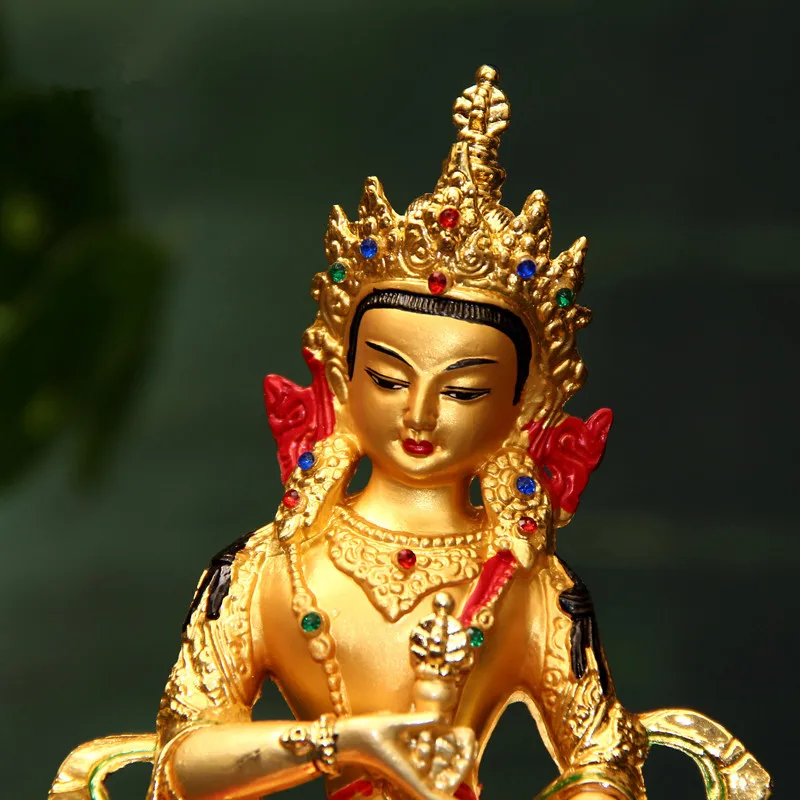 6 дюймов буддийский эффективный сплав металла золочение статуя Будды ваджрасаттвы тибетские украшения для дома