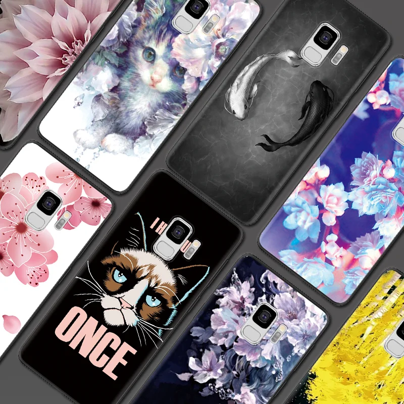 

Fashion Black Silicon Coque For Samsung Galaxy G530 M30 M20 M10 J2 J3 J4 J5 J6 J7 Prime A3 A5 A7 A6 A8 Plus A30 A50 A40 A70 Capa