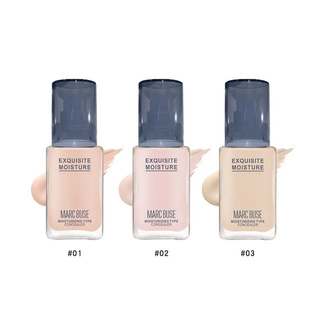 

Natural 35ML Women Facial Makeup Foundation Base Liquid Cream Long Lasting Waterproof Moisturizer Face Cosmetic Concealer