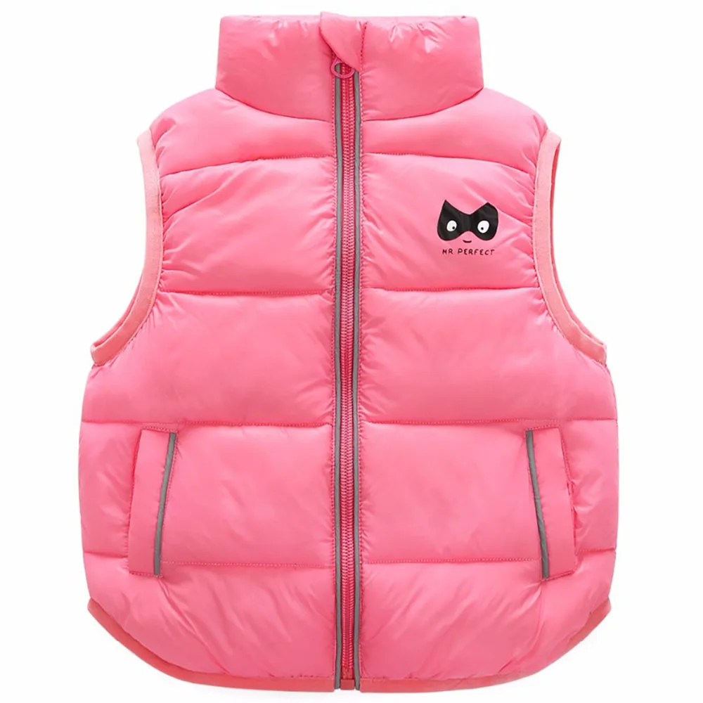 

0-3T Autumn Winter Kids Masks Waistcoats Outerwear Children Clothes Vest Warm Coat Infant Jacket Kids Clothing Boy Girl Outwear