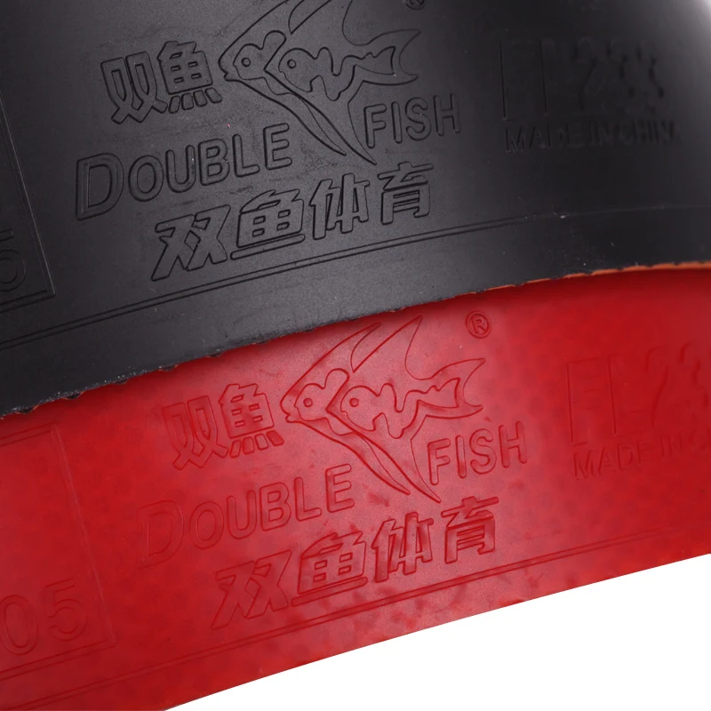 Doublefish الصيد الظلال 233 مضرب تنس الطاولة الإحترافى المطاط ناشئين وافق مع الإسفنج لسرعة هجوم الغزل