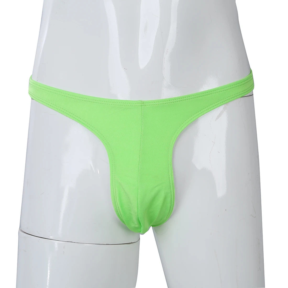 

MYTL-Mens Sexy G-string Stretch Pouch Thong Underwear Brief - Lime