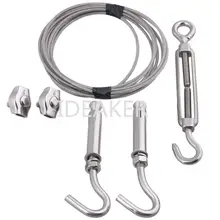 M3 300 см 304 Проволока из нержавеющей стали Веревка упаковочная открытый сушки затяжки