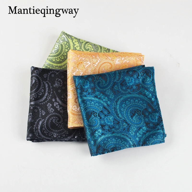 Mantieqingway высокого качества полиэстер мужской Карманный платок для костюма