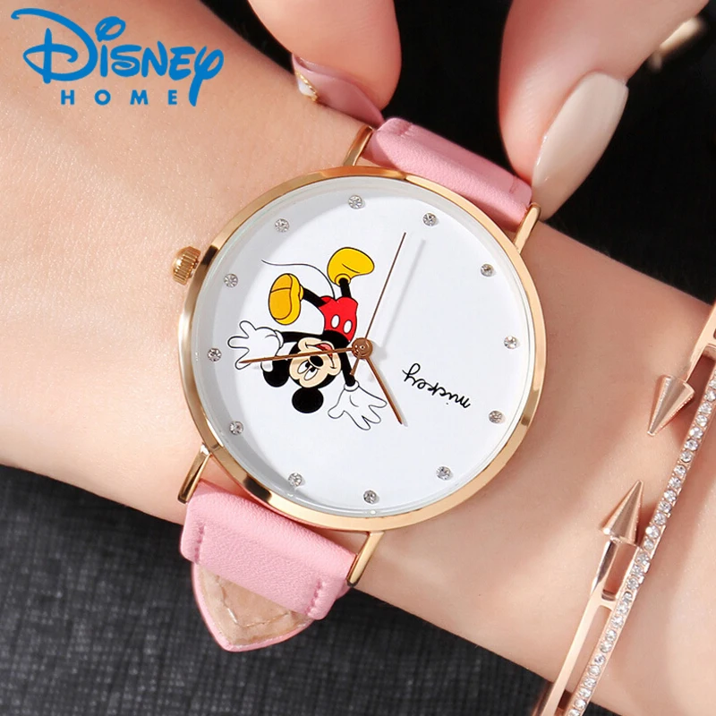 

Dinsney Fashion Mickey Mouse Watch Women Quartz Watches Women Relogio Feminino Ladies Watches Luxury Female Clock Hodinky Woman