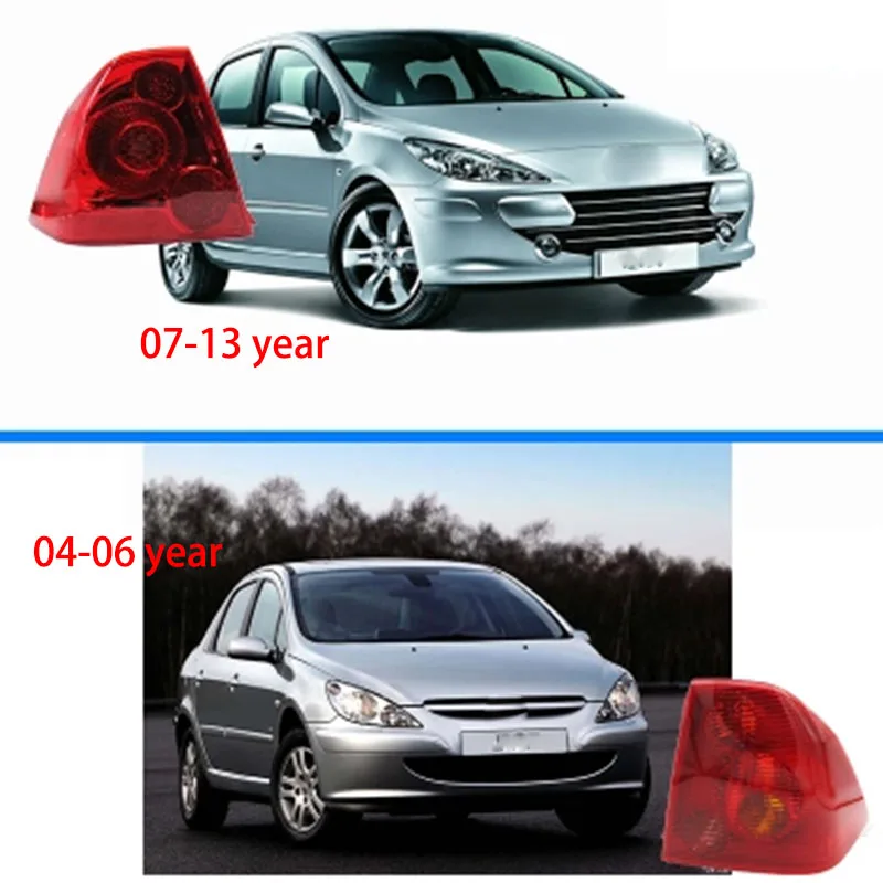 1 шт. автомобильный светильник корпус для peugeot 307 sedan 04 13 Стайлинг задний левый