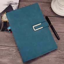 Высший сорт A5 записная книжка С ПЕРЕПЛЕТОМ с блокнот со съемными листами подарки искусственная кожа PU канцелярские товары Блокнот Сувенирный встречи ноутбук изготовленным на заказ логосом