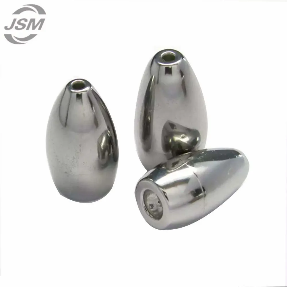 JSM 18 шт. вольфрамовые пули рыболовные грузила для техасской снасти пластиковые