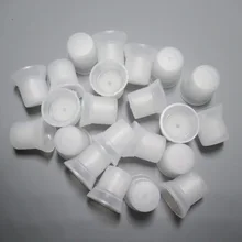 100 шт одноразовый пигмент контейнер чернильница для тату с губкой татуаж татуировки губка чашки