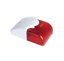 

Wired Strobe Siren 9VDC Sound Alarm Flashing Red Light Wired Siren Home Security Alarm System Output Device 110DB SR-02