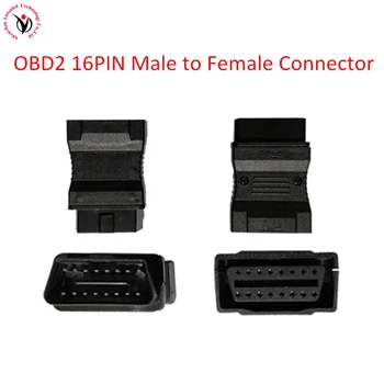 

OBD2 16 Pin Male to Female Connector Adapter Diagnostic OBD II Plug Adapter Connector