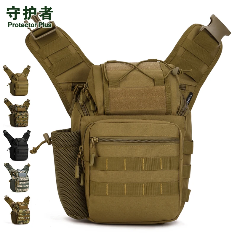 

Tactical Shoulder Bag Protector Plus K306 Sports Bag Camouflage Nylon Camera Bag Military Outdoor Hiking Bag