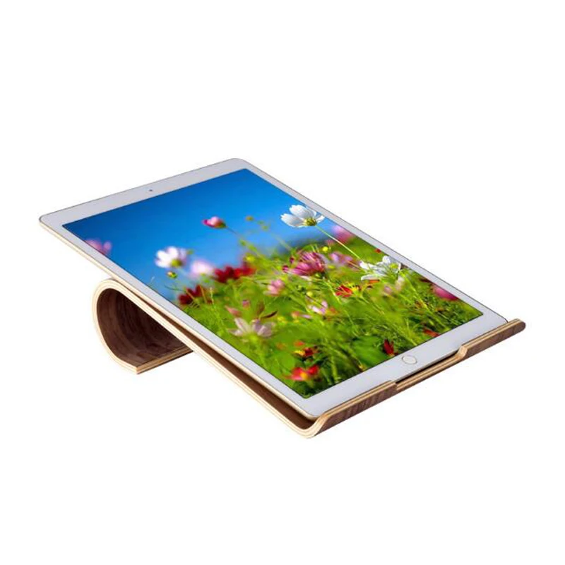  SAMDI Vogue Wooden Laptop Cooling Pad Stand Wood Cooler Holder Bracket Dock Universal for MacBook A