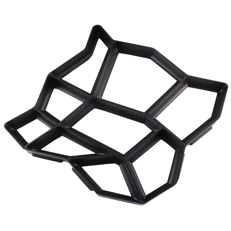 

Promotion! 2Pc Garden Pavement Mold Garden Walk Pavement Concrete Mould Diy Manually Paving Cement Brick Stone Road Concrete M