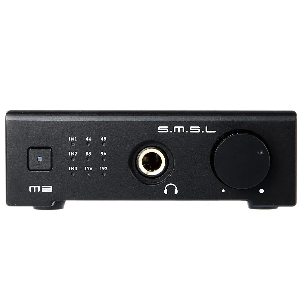Portable SMSL M3 DAC Fiber Coaxial Decoder AMP Output Wired Amplifier For Mobile phone PC Tablet PC Supports Volume Control