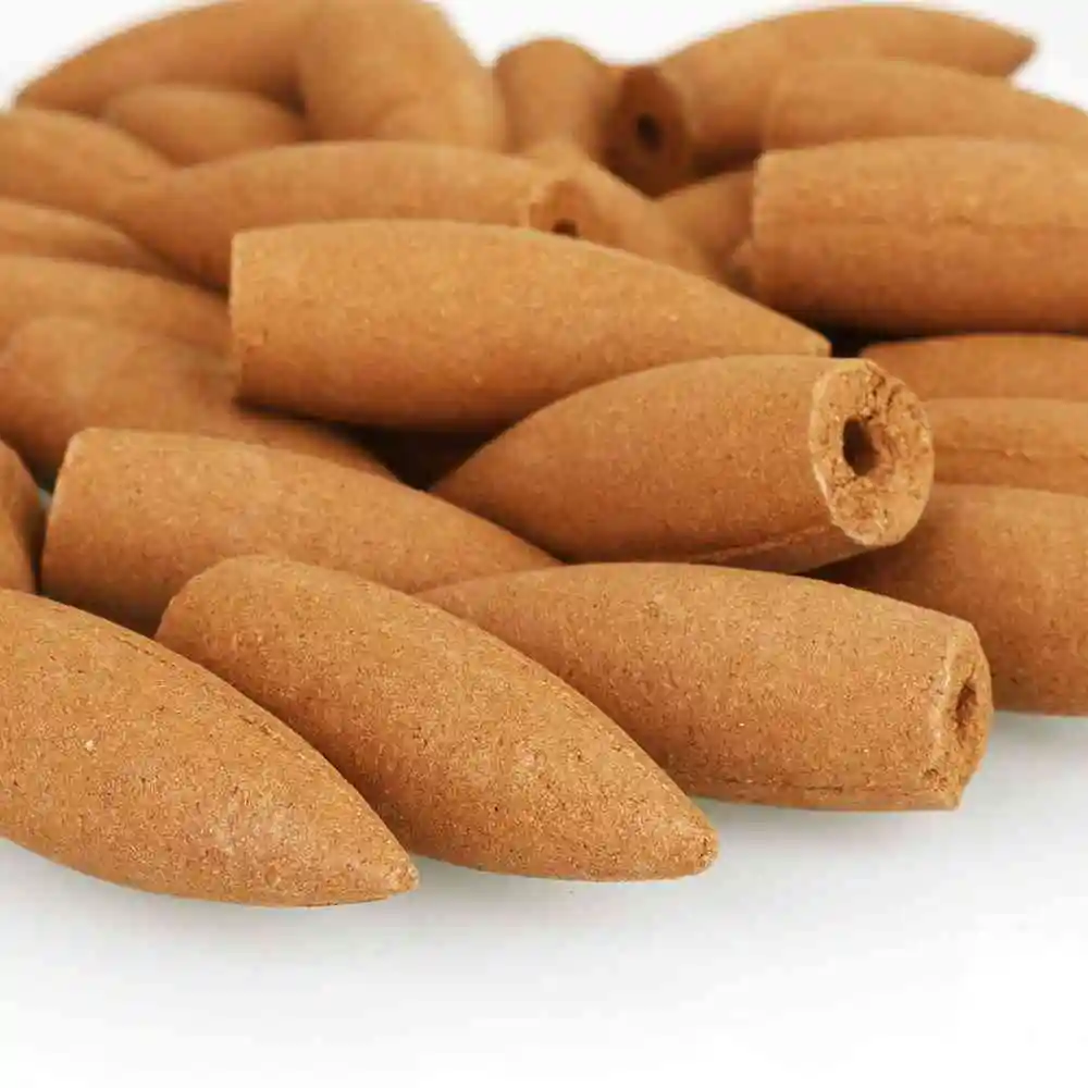 10pcs/Bag Reflux Incense Cones For Backflow Incense Cones Tower Colorful Bullet Shape Incense Mixed Scent Natural Sandalwood