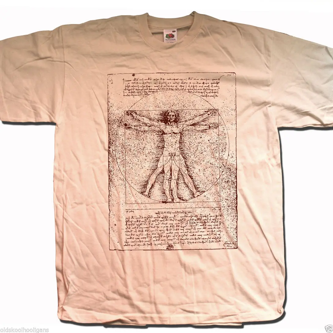 

Leonardo da Vinci T Shirt - Vitruvian Man Classic Old Master Fine Art Design
