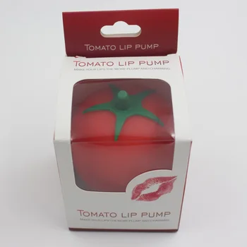 Women Sexy Full Lip Plumper Enhancer Lips Plumper Tool Device Massage Silicone Tomato Shape Family