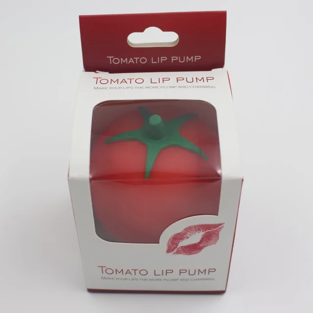 Women Sexy Full Lip Plumper Enhancer Lips Plumper Tool Device Massage Silicone Tomato Shape Family Body