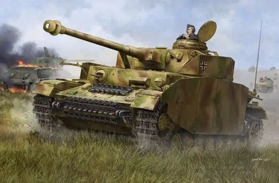 TRUMPETER 1/16 масштаб Танк модель 00920 немецкий Pzkpfw IV Ausf. H средний танк