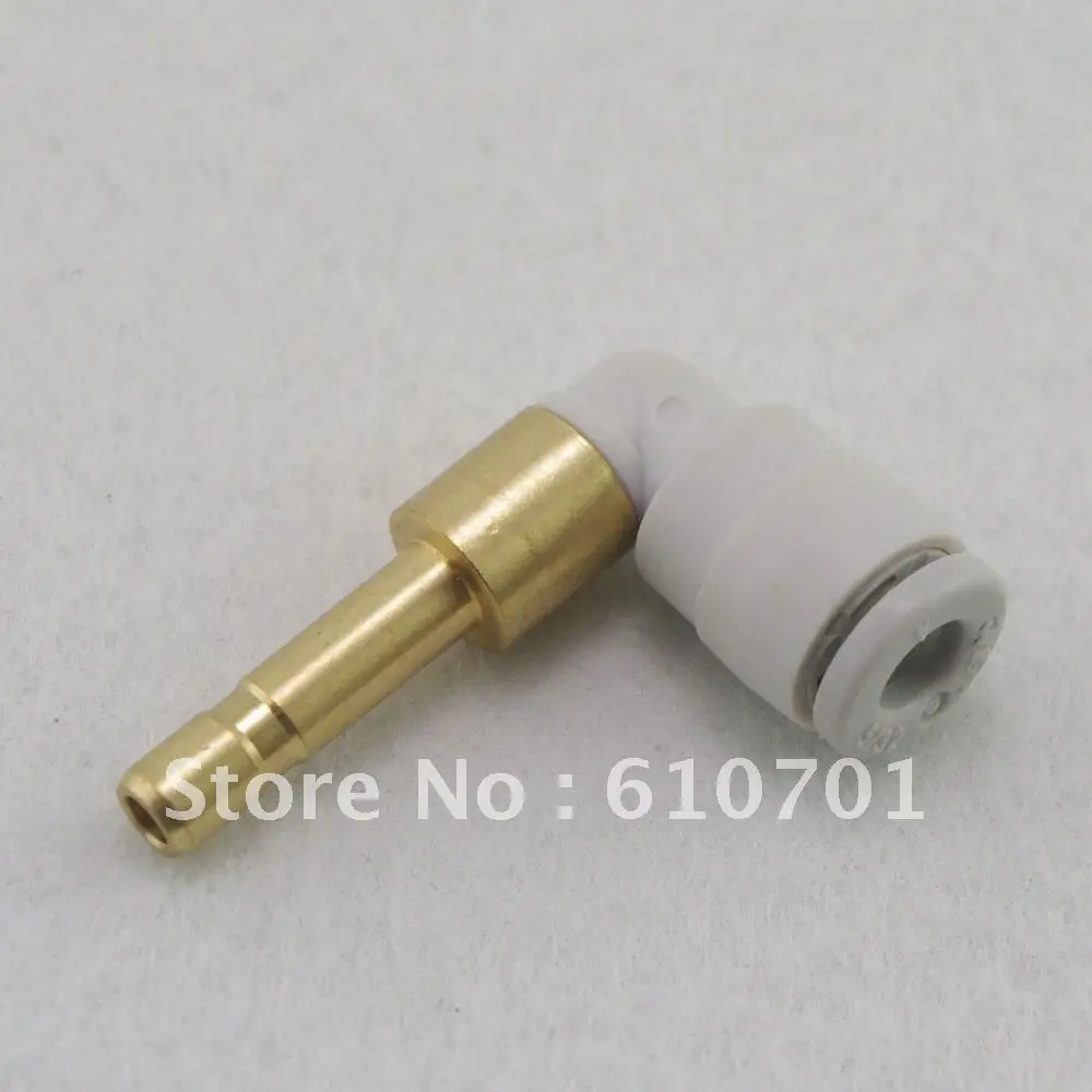 

Lot5 Pneumatic Tube Fittings 6x10mm Plug-In Connectors One Touch Push In Reducer Elbow Union Replace SMC KQ2L06-10