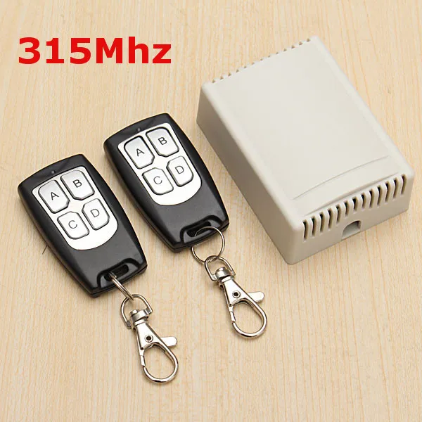 200M Wireless Remote Control Switch Transceiver 12V 3A 4CH Relay Switches With 2 Receiver Compatible With