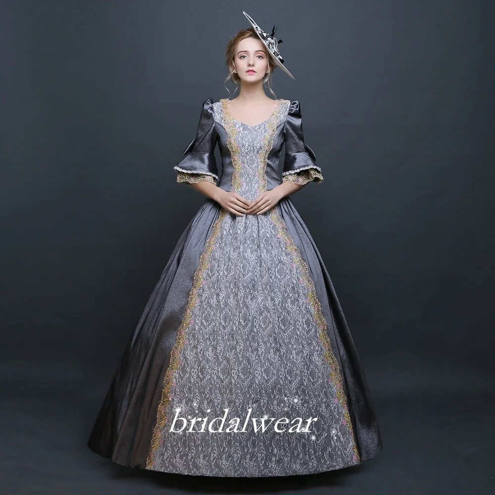 18th Century Royal Court Retro Vintage Clothing Formal Gowns With Sweet-Heart Prom Rococo Victorian |