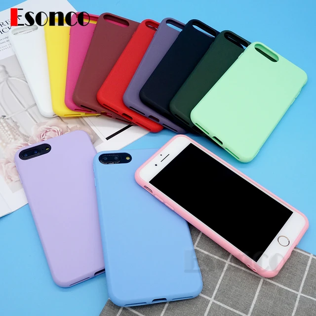 Cheap Shockproof Phone Case For iphone 6s 6 Case For iphone X Cover For iphone case 7 8 6 6S Plus  Soft Silicone case For iphone 8