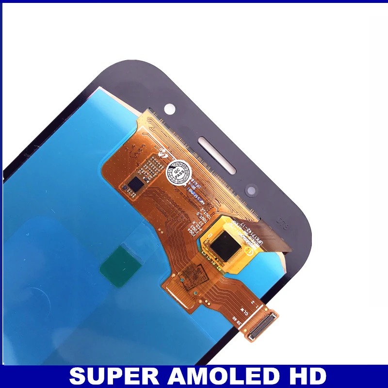 Протестированная Замена AMOLED lcd для Samsung Galaxy A7 2017 A720 A720F A720M s дисплей с кодирующий