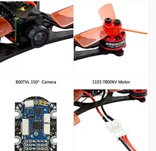 F19933 90GT PNP Mini 4CH Brushless FPV 800TVL Camera RC Racing Drone With FRSKY AC800 Receiver Brushless KINGKONG Quadcopter