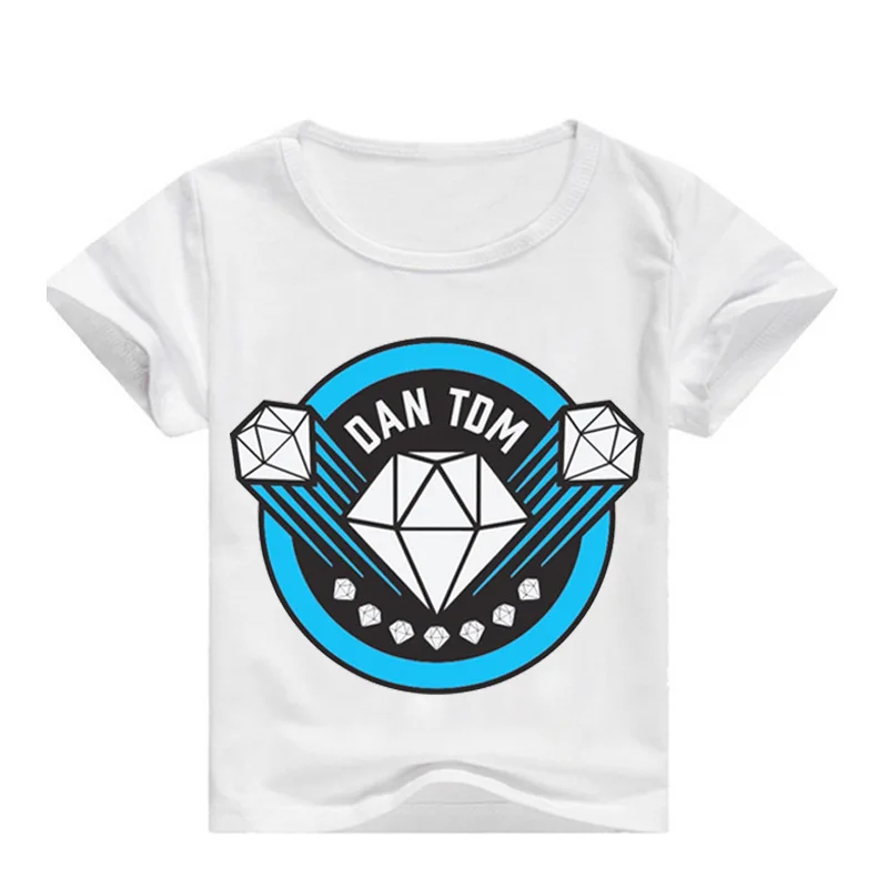 

Fashion Diamond DAN TDM T-SHIRT Kids Youtuber Gaming Clothing Boys T Shirt Short Sleeve Children's Tops Girls Shirts 3-16Y