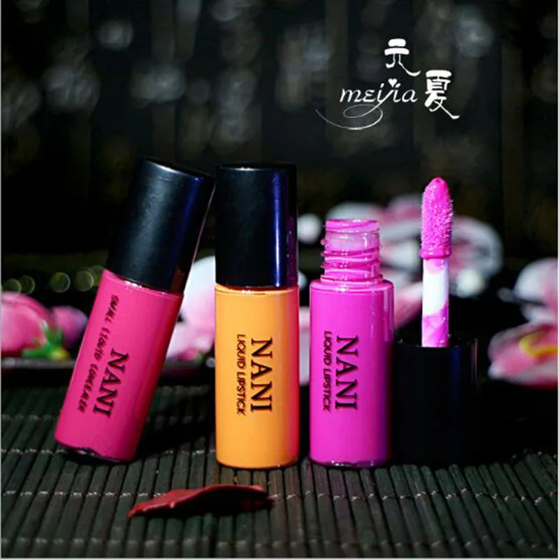 

liquid lipstick lip gloss tint velvet Moisture long lasting batom matte covered Waterproof mini Lipgloss lips cosmetics makeup