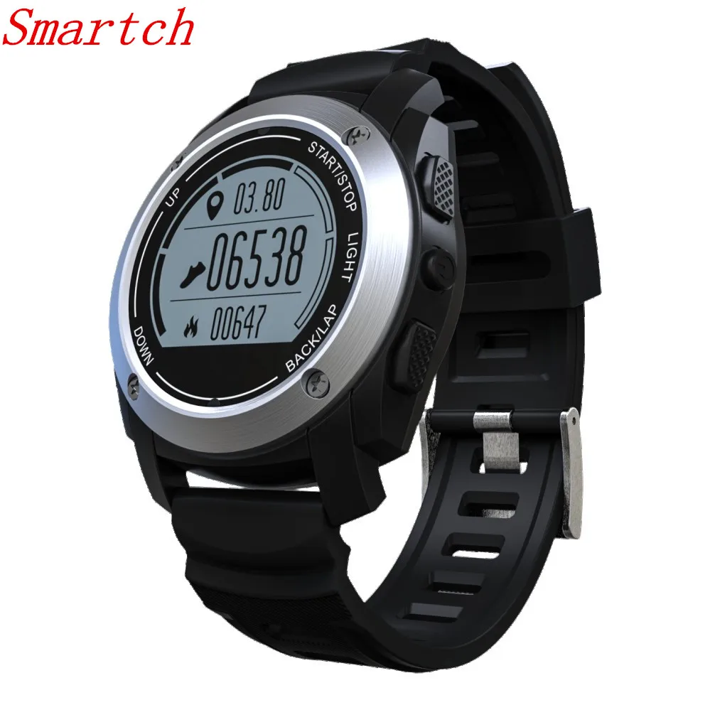 Smartch S928 gps Смарт Смотреть Открытый Спорт Smartwatch с монитор сердечного ритма шагомер