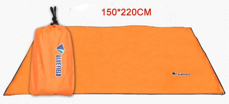 Пляжный коврик на открытом шатре, туристические коврики, Водонепроницаемый брезент, Защищает от от солнце, Многофункциональное одеяло на пикник для всей семьи - Цвет: 150X220CM   S