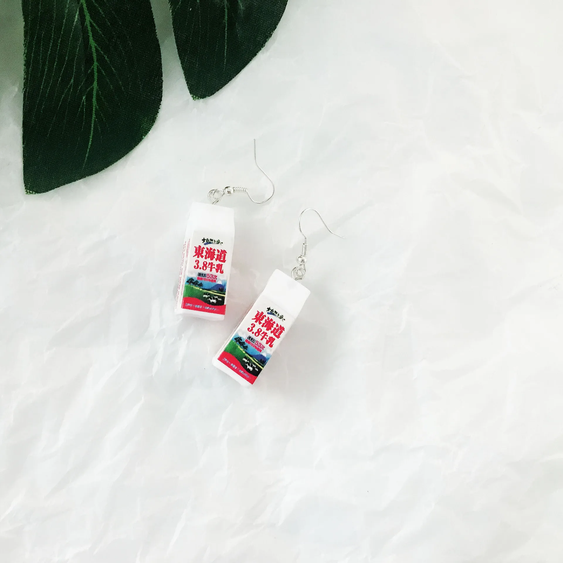 Korean milk bottle Drop Earrings for Women Fashion Accessories Girl DIY Handmade Unique Personality Dangle Earrings Jewelry Gift