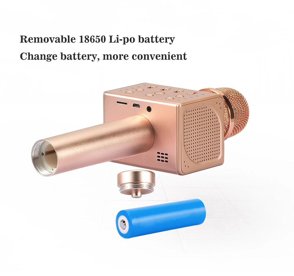 Original brand MicGeek Q11 Wireless Karaoke Microphone 2.1 Sound Track Dimensional Sound Voice Change 4 Speakers Smartphone 5