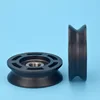 10*50*16mm V groove type nylon bearing, pulley package, plastic wear-resistant suspension wheel, POM POM rolling wheel ► Photo 2/6