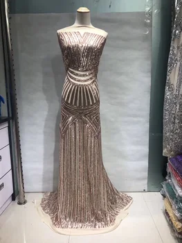 

2019 Latest Gold white French African Lace Fabric High Quality African Embroidered Tulle Lace Fabric For Wedding pink