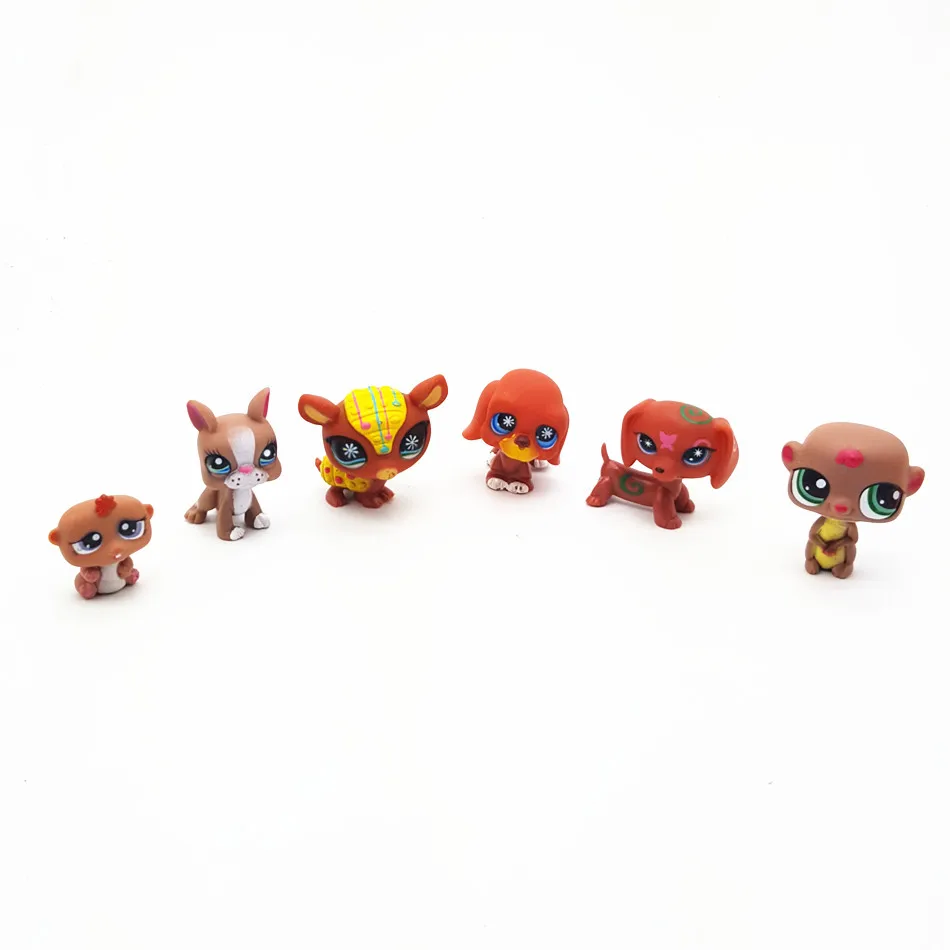 Saintgi мешок игрушек 12 шт./пакет случайный маленький Pet Shop LPS Игрушечные лошадки