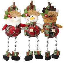 Декор рождественской елки Необычные куклы подвесной кулон Ноэль украшения Рождественские украшения для дома Noel год поделки своими руками