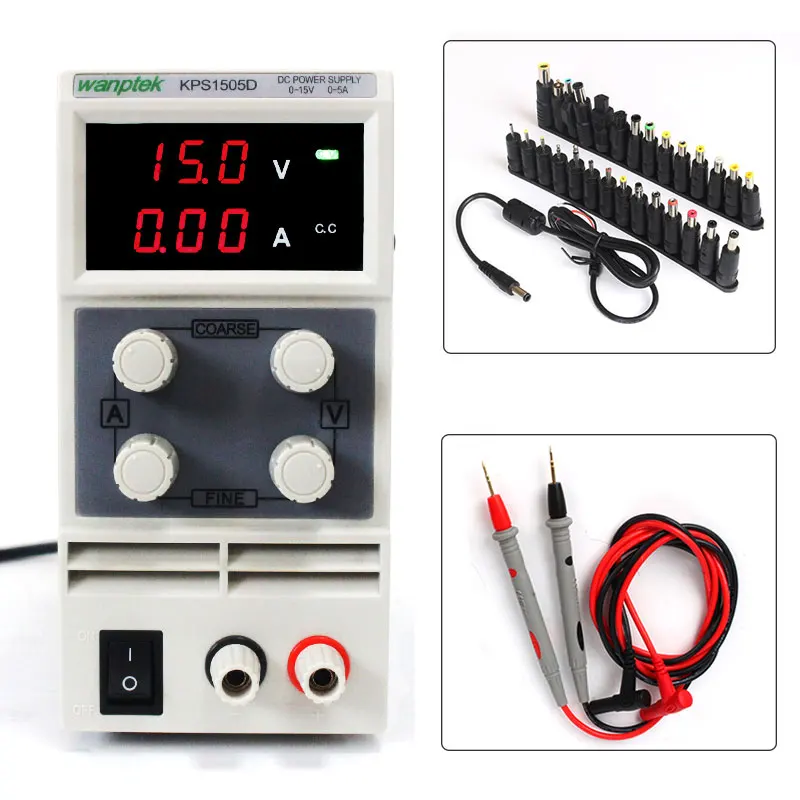 

New 15V 10A digital adjustable Mini linear DC Power Supply voltage regulator AC 110V/220V 50/60Hz with Wire Pen 28pcs Terminal