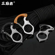 Sanrenmu SK045 многофункциональная цепочка для ключей/Кольцо/Пряжка edc многофункциональные инструменты Инструменты для выживания на открытом воздухе кемпинга инструменты для автомобиля спасательный стеклянный выключатель