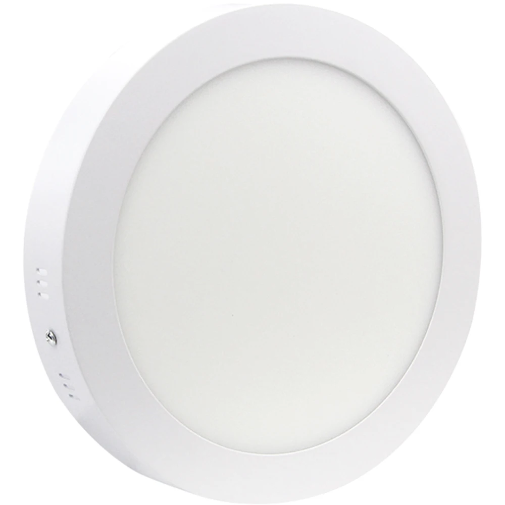 

High Bright Surface Mounted Led Panel Light 6w 12w 18w Round/Square LED Ceiling Lamp No Cut LED Downlight AC85-265V for Bathroom