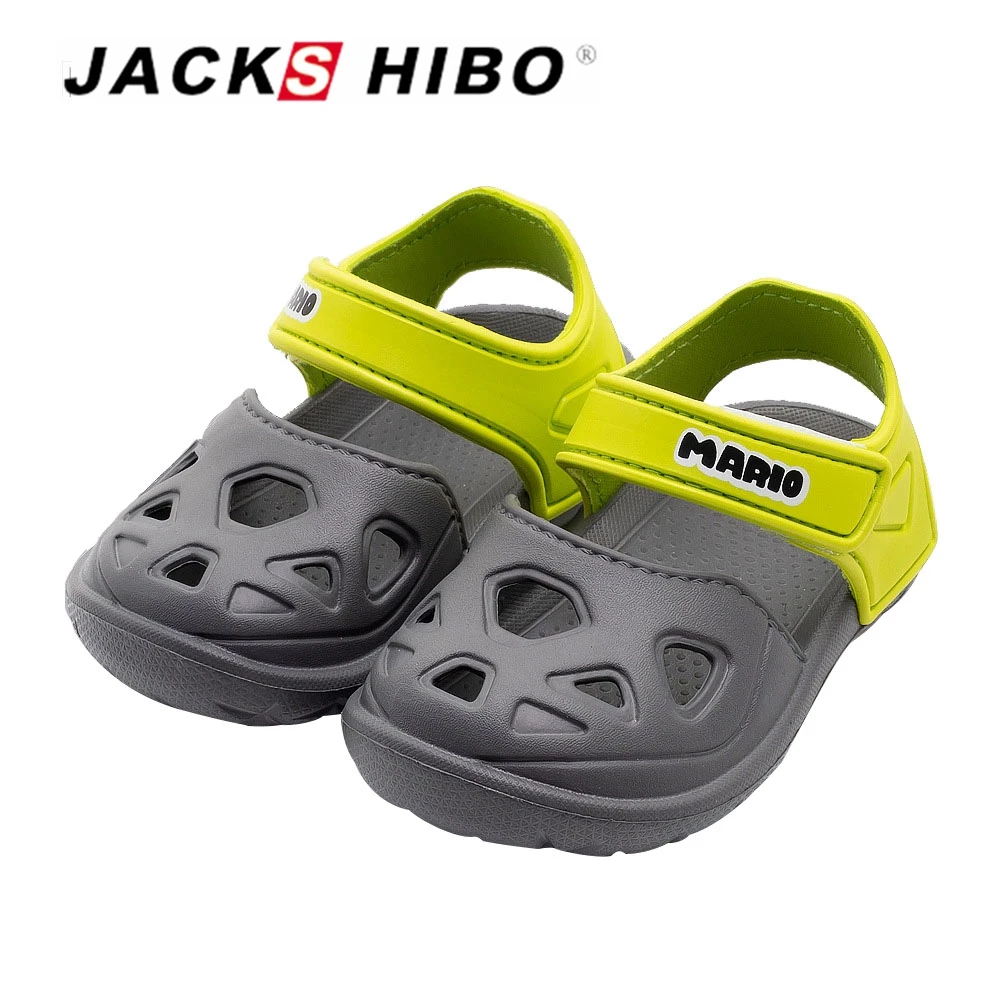 JACKSHIBO Summer Kids Sandals baby Sandals Girl Close Toe Beach Shoes for Child Summer Shoes Breathable Vamp Suitable Shoes