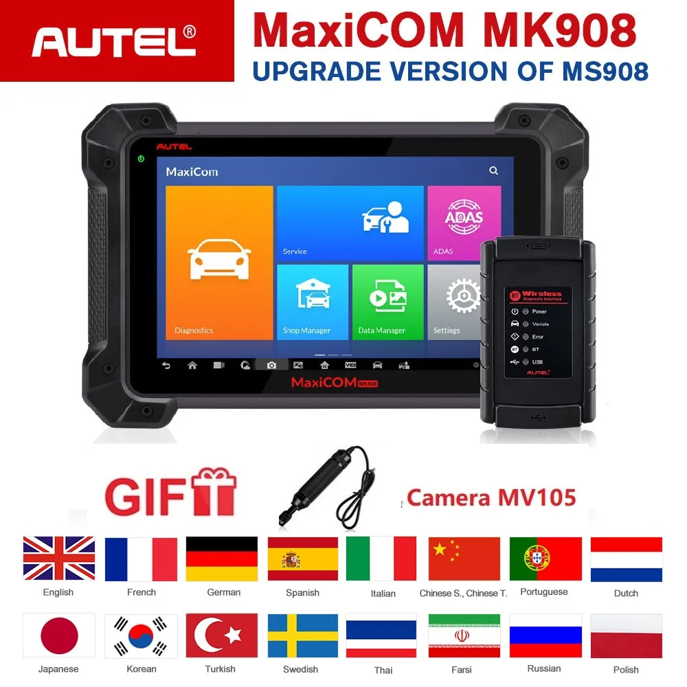 3 Pins Adaptor Connector OBD II For Autel Maxisys DS708 for HONDA