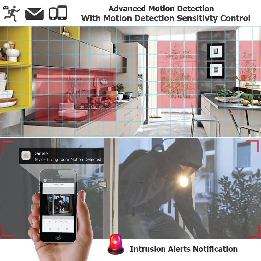  Kingkonghome IP Camera 48V POE Metal 1080P ONVIF Network Security Camera CCTV P2P Motion Detection 