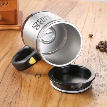 

400ml Creative Magnetic Automatic Mixing Cup Electric Magnetized Cup 304 Stainless Steel Lazy Coffee Cup Grinch Christmas