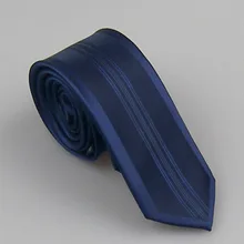 Мужские галстуки для костюма LAMMULIN темно-синего цвета с синими вертикальными полосками, симметричный дизайн, облегающий галстук 6 см из микрофибры Gravata