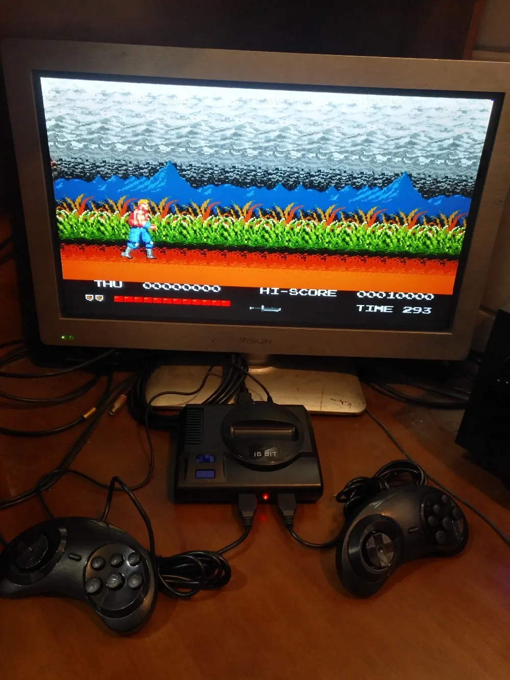 Новинка HDMI Ретро Мини ТВ Видео игровая консоль для 16 битных игр Sega MegaDrive с 168 различными встроенными играми два геймпада