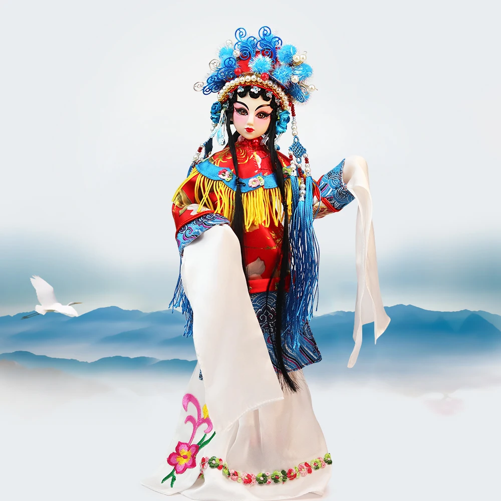 

Fortune Days East Charm Peking opera character doll 1/6 like BJD dolls Hua Dan with makeup 14 Joint body high quality exquisite.